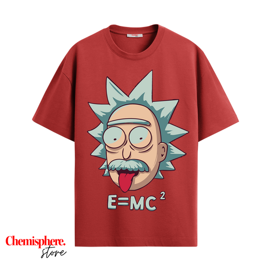 Wubba Lubba Shirt-Shirt! Unleash the Inner Rick with the E=MC2 Oversized Tee
