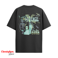 Modern Science Dual Printed Oversized Unisex T-Shirt