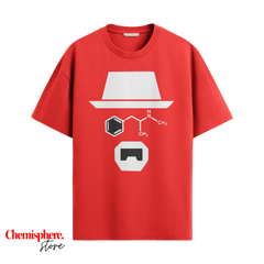 Breaking Bad Oversized T-Shirt | Unisex Premium Cotton Tee (Red)