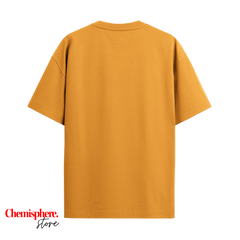 Premium 220 GSM Oversized Cotton T-Shirt – "Warning: Tired College Student"