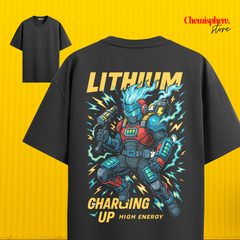 Lithium Superhero T-Shirt – Black | 220 GSM Premium Cotton